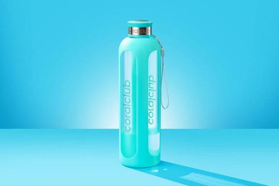 Clear Water glass bottle